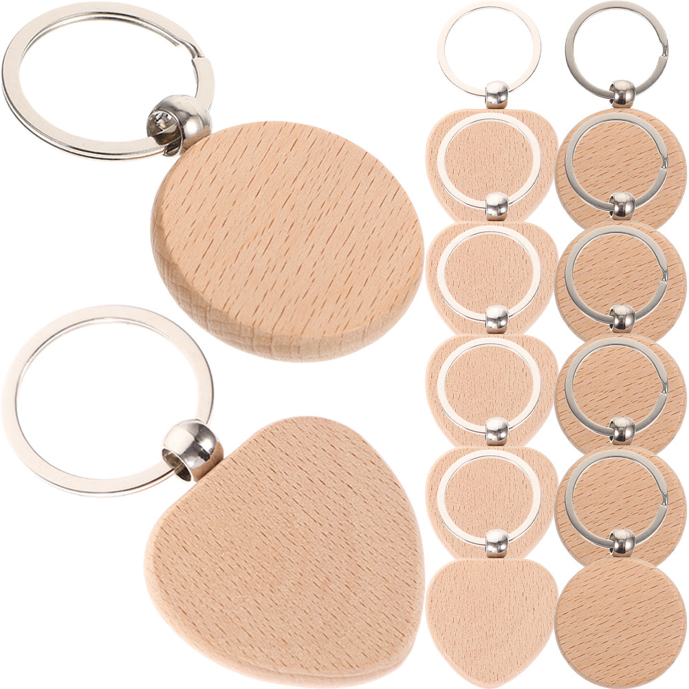 12Pcs Wooden Keychain Blanks S - Wood Ring Blank review and price