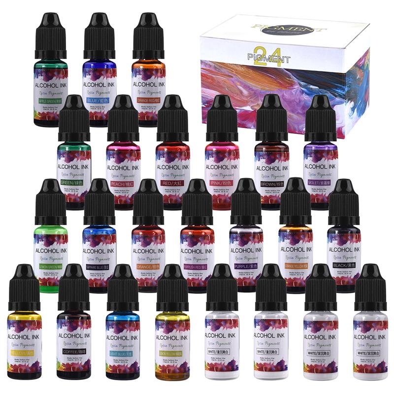 1 Set Epoxy Resin Pigment Kit  - Resin Dye Alcohol review and price